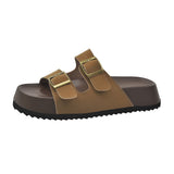 スウェードコンフォートサンダル