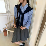 ストライプミドルアメリカンシャツ