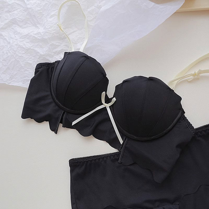 シェルカップブラ&ショーツSET