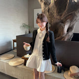 ペプラムシャツワンピース