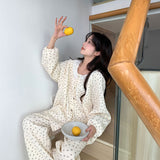 フラワーリブナチュラルルームウェア