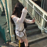 ウェスタンスルーメッシュニット