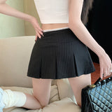 ロゴウエストストライプスカート