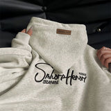 ストリートロゴボタンフーディー