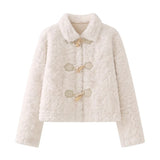 ガーリートグルショートファーアウター