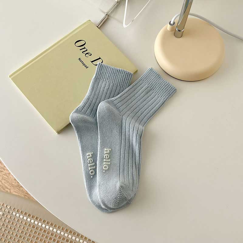 パステルミントリブソックス