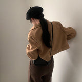 ジップスウェードジャケット