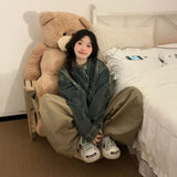 ワンボタンウォッシュデニムジャケット