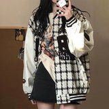 ツイードチェックオールドスタジャン