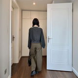 ワンカラーシンプルブルゾン