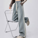 イージーストレートトラックデニム