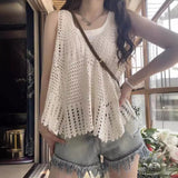 ノースリーブサマーニット&タンクトップSET