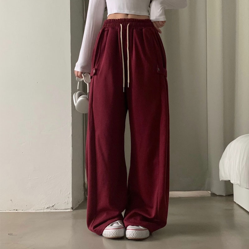 ワイドタックスウェットパンツ