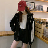 ハイネックトラックパーカー