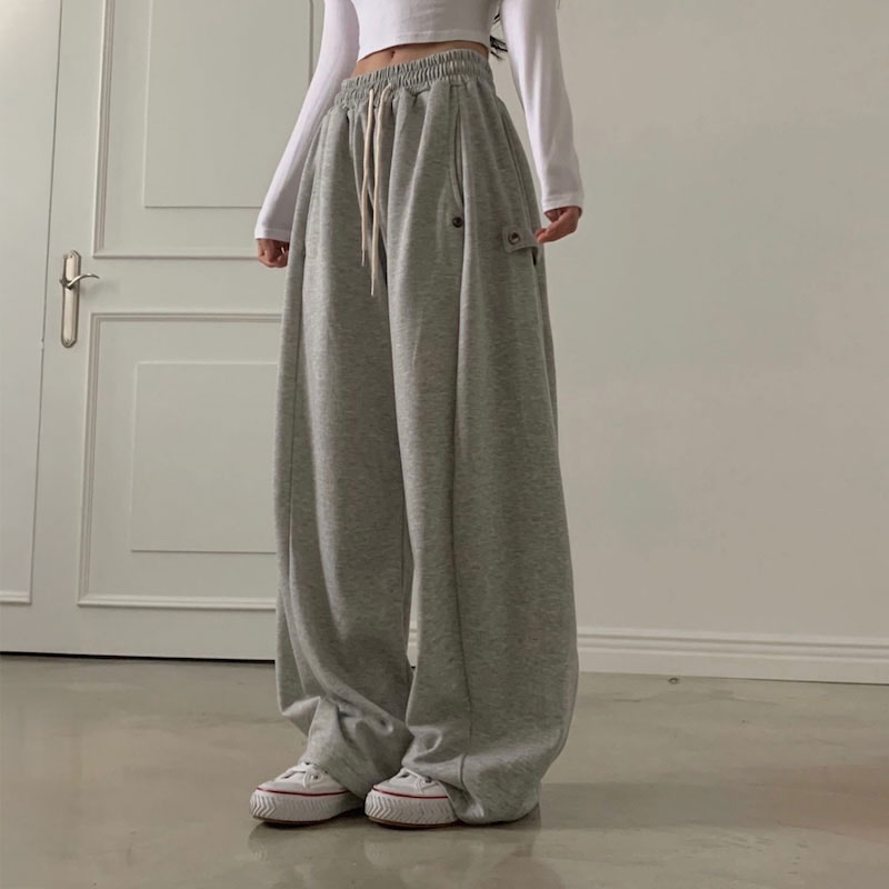 ワイドタックスウェットパンツ