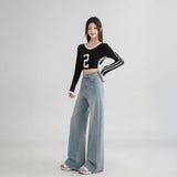 サイドラインステッチスマートデニム