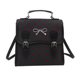 ドットリボンスクエアリュック