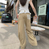 フリルアクセントワイドチノパン