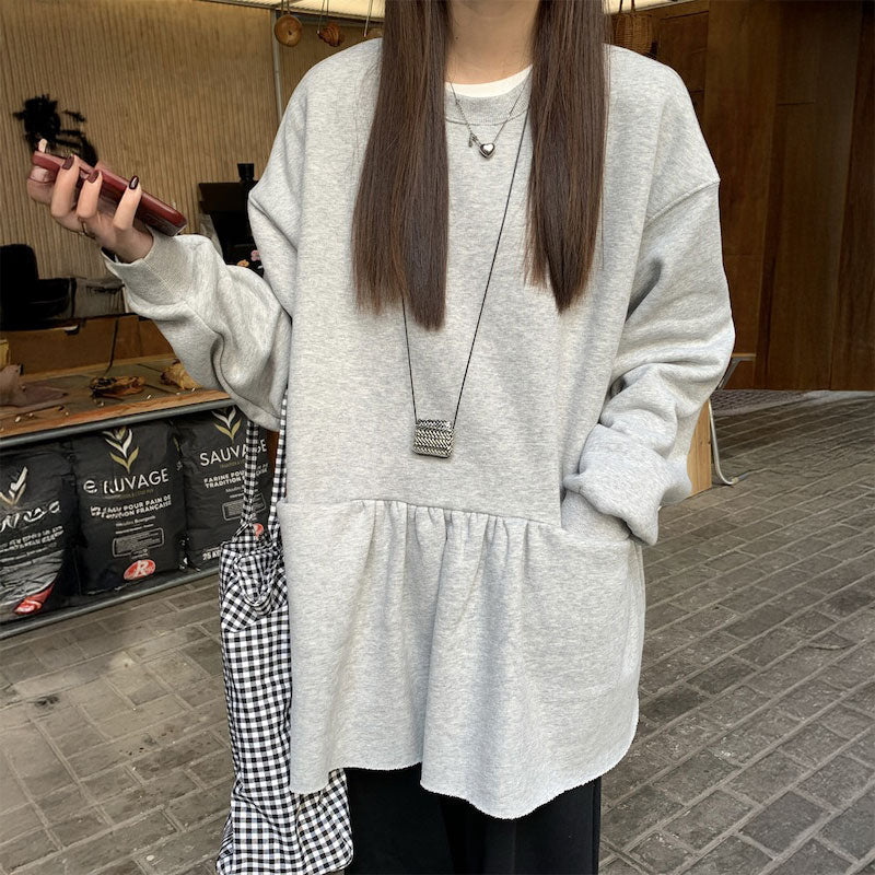 ペプラムチュニックスウェット