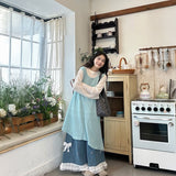 エンドフリルレースリボンデニム