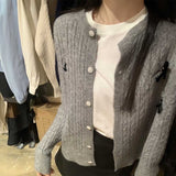 ラビットワンポイントカーディガン