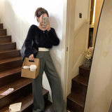 クロップドシャギージップカーディガン