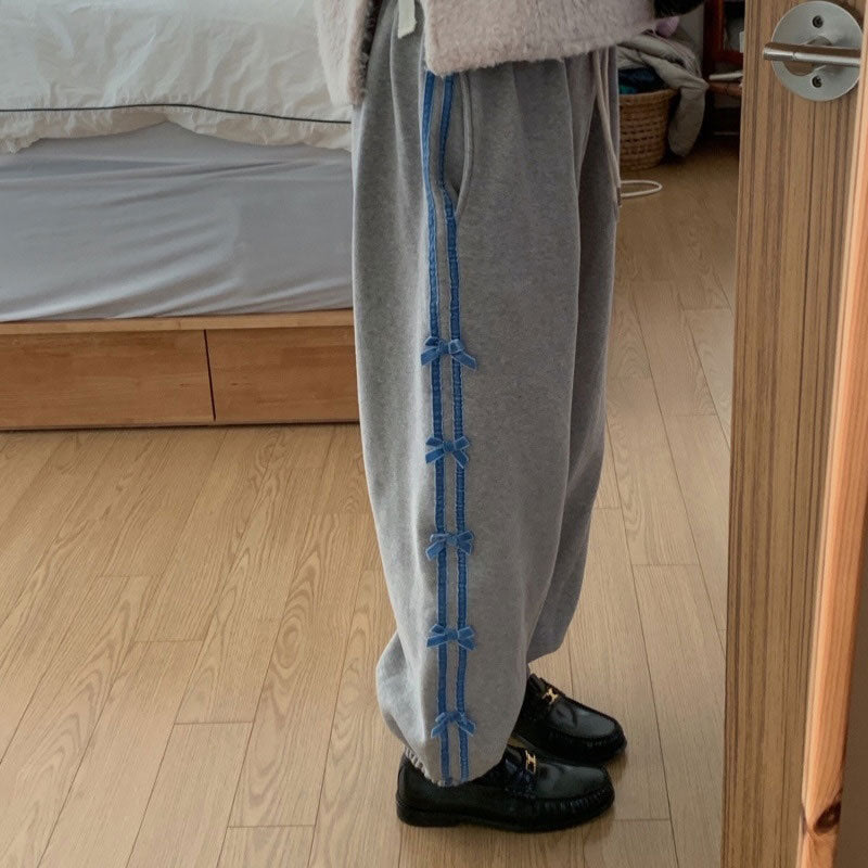 ミニリボンダブルラインジャージパンツ