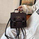 ドットリボンスクエアリュック