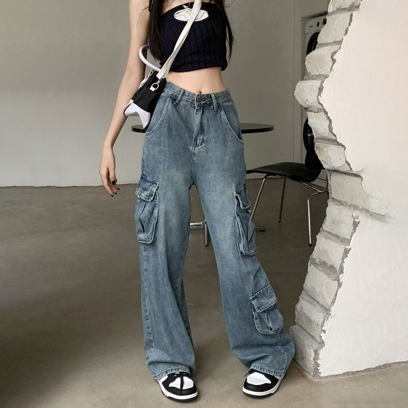 ライトウォッシュカーゴデニム