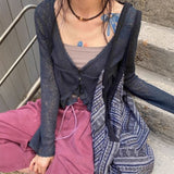 スルーレースアンニュイカーディガン