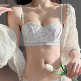 小胸フィットノスタルジックブラ&ショーツSET