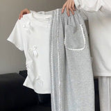 フリルラインスウェットパンツ