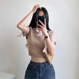 レイヤードベストシャツトップス