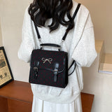 ドットリボンスクエアリュック