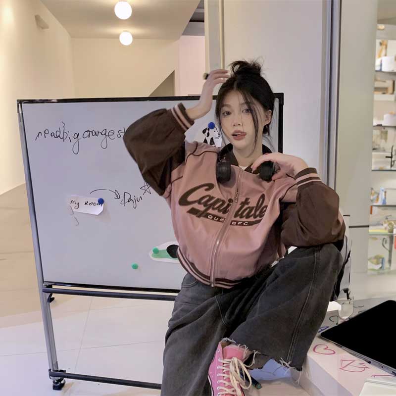 バイカラーカジュアルスタジャン