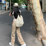 ウエスト折り返しカジュアルワークパンツ