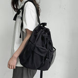 ストリングバスケットリュック