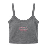 カップ付きロゴタンクトップ