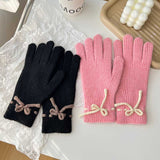 リボンステッチリブ手袋