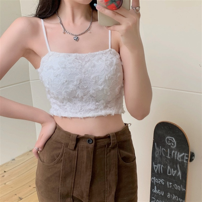 フレンチローズショートキャミソール