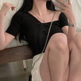 アシンメトリーリブニット