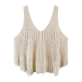 ノースリーブサマーニット&タンクトップSET