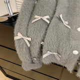 ミニリボンシャギーカーディガン