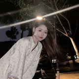 小花パターンリラックススウェット