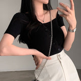 アシンメトリーリブニット