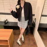 カジュアルナイロンブルゾン