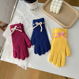 リボンステッチリブ手袋