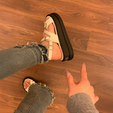 スキニーストラップサンダル