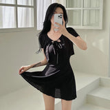 ソフトカーディガン&ワンピースSET