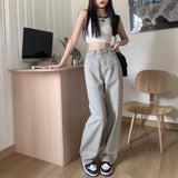 ライトスモーキーストレートデニム